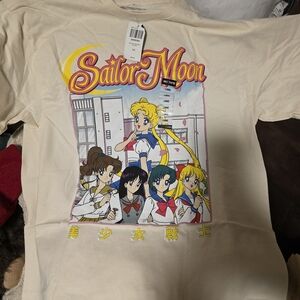 Hot Topic Sailor Moon Kids T-Shirt - Cream